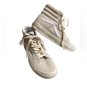 Vans | Cream and White High-Tops